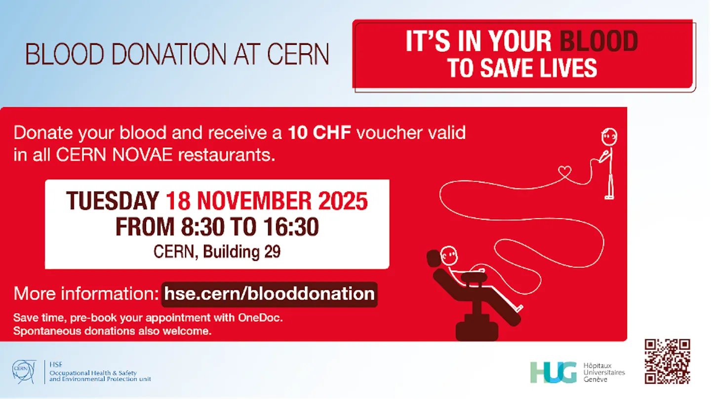 18 November | Next blood donation campaign, Building 29