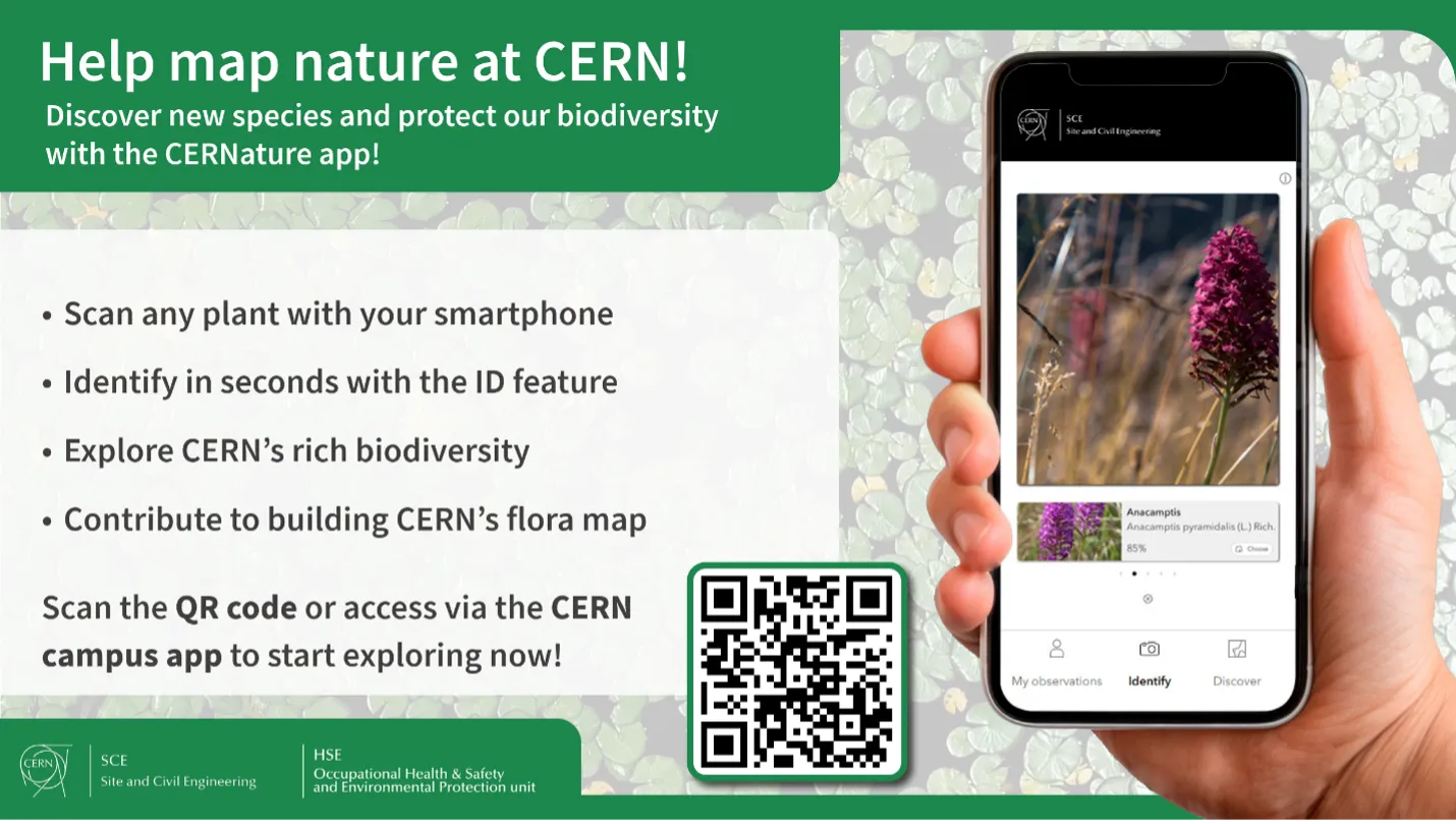 CERNature is calling: help map our biodiversity!