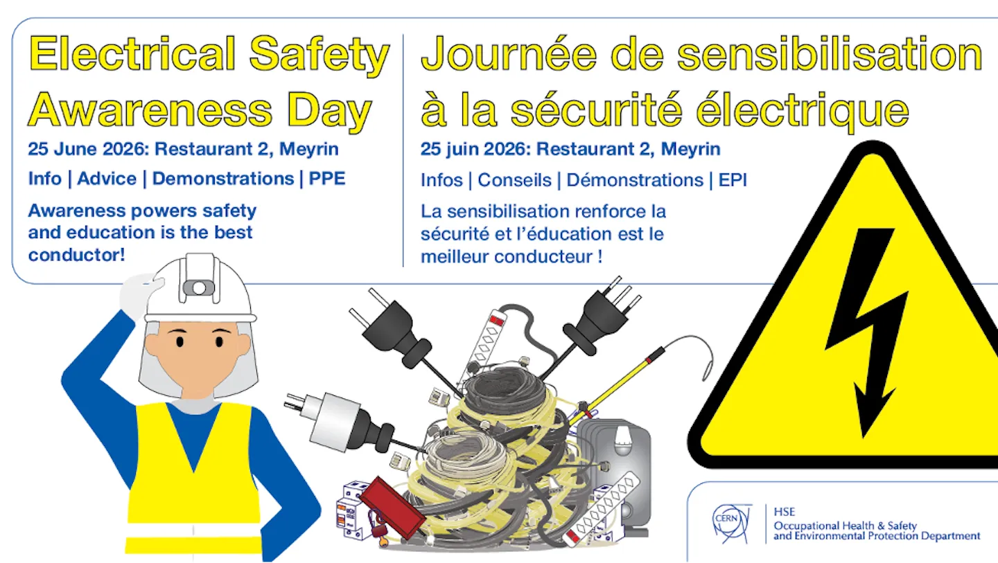 Electrical Safety Awareness Day | Join us on 25 June in Restaurant 2 to learn more about electrical risks and how to mitigate them