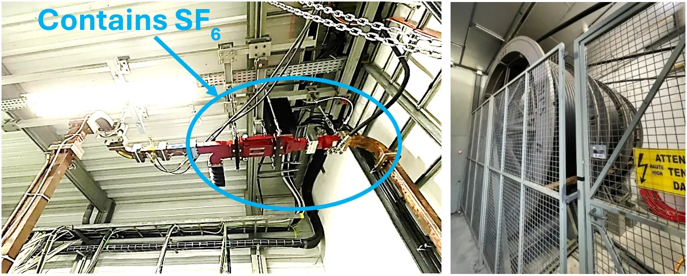 Images of detector cooling infrastructure