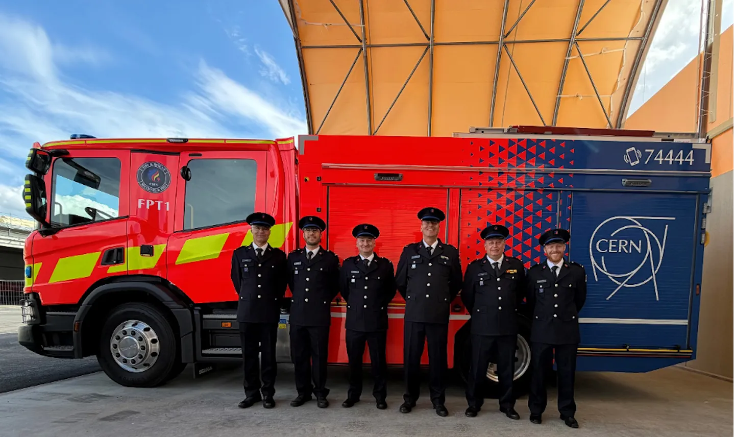 CERN welcomes new firefighters and advanced rescue vehicles