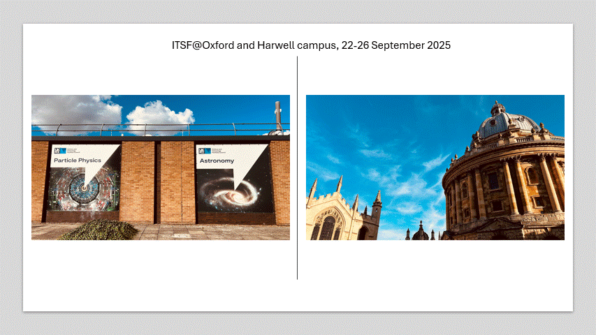 A gif showing various images of ITSF