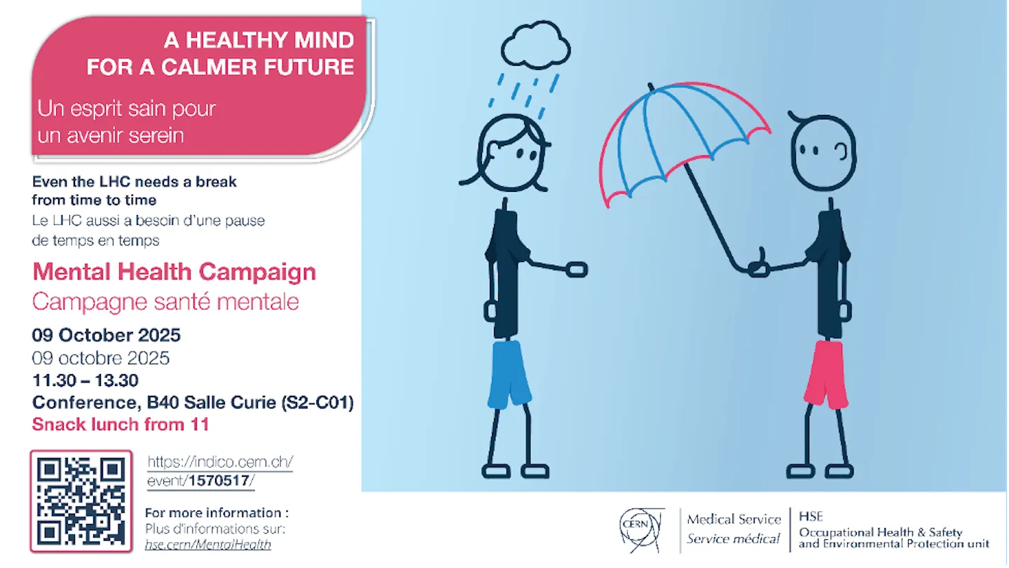 A healthy mind for a calmer future – Lunchtime talk on 9 October