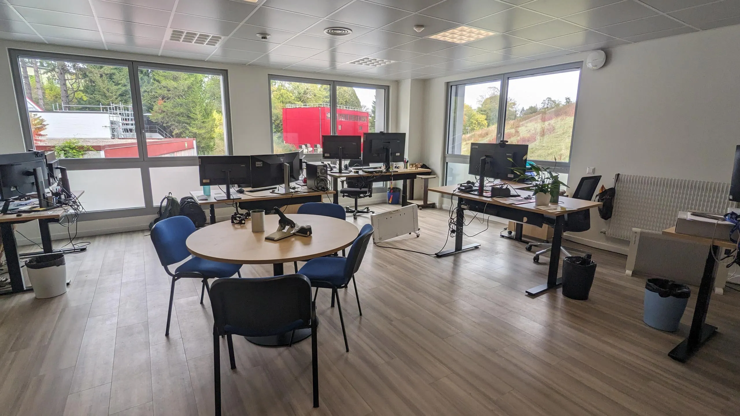 New offices in the new building