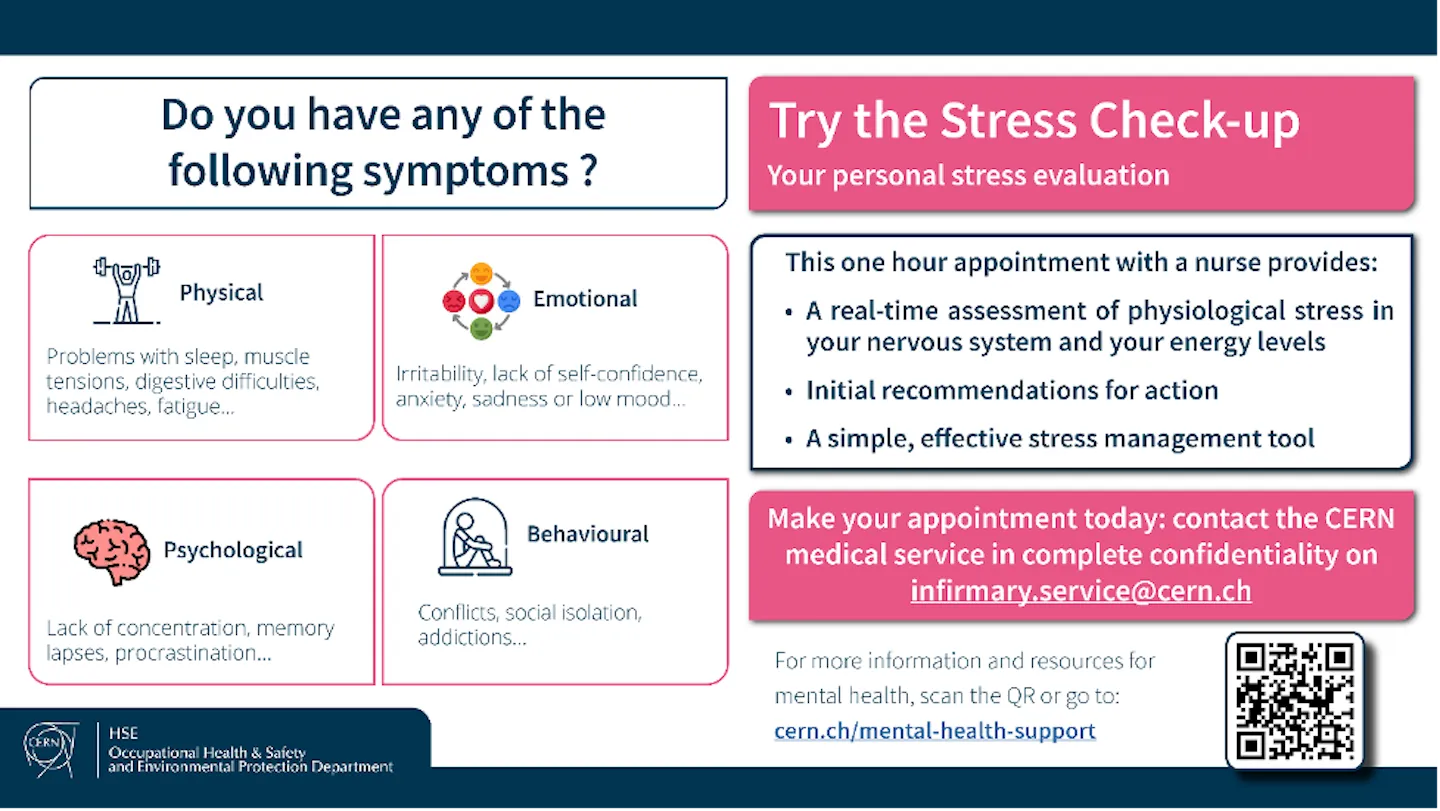 Tools for balance: sign up for a group Stress Check-up session in 2026